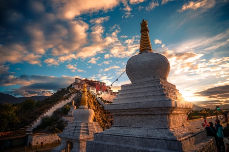 布达拉宫-西藏-高原-风光-自然 图片素材