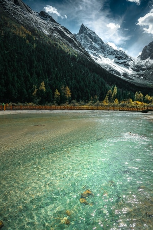 雪山-高原-自然-旅行-风景 图片素材