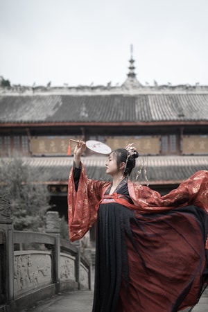 汉服-少女-人像-美女-美女 图片素材