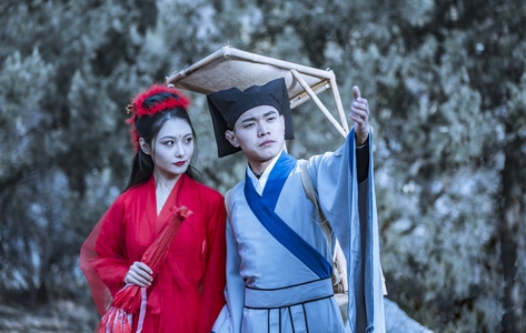 我的2019-聊斋-人像-聊斋园-情侣 图片素材