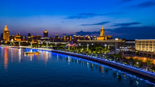 看你的城市-城市-风光-夜景-蓝色时刻 图片素材