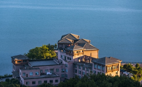旅游胜地-千岛湖-湖-桥-山 图片素材