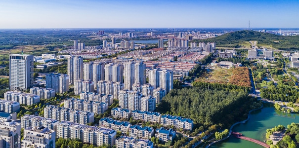 秋日物语-公园摄影-航拍-高视角-城市 图片素材