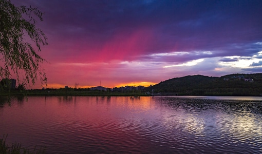 看你的城市-晨曦-朝霞-城市-风光 图片素材