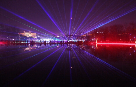 夜色-看你的城市-夜景-街拍-山东邹平 图片素材