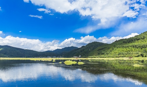 船-水-云-天空-旅拍 图片素材