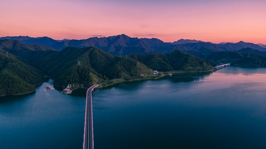 旅拍-高视角-公园摄影-湖-色彩 图片素材