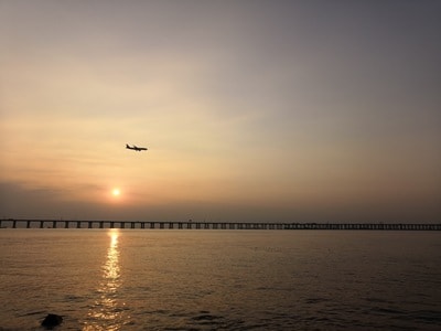 黄昏-夕阳-红树林-西湾-日落 图片素材