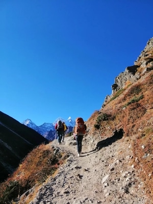 尼泊尔-旅行-博卡拉徒步-徒步-珠峰大本营 图片素材