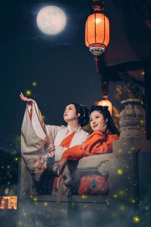 人像-古风-汉服-明制汉服-索尼 图片素材