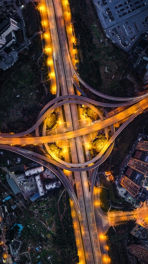 我的2019-成都-夜景-索尼-无人机 图片素材