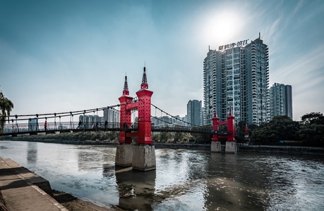 成都-伦敦桥-网红-爬楼-建筑 图片素材