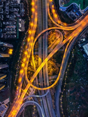 我的2019-成都-夜景-索尼-无人机 图片素材