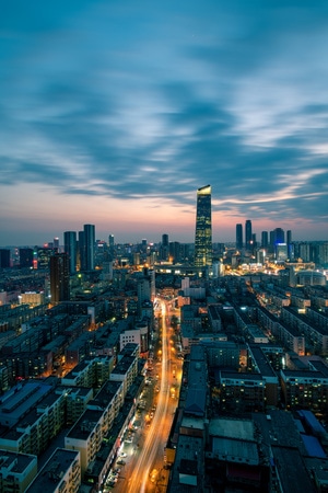 城市天际线-沈阳-新地中心-城市-建筑 图片素材