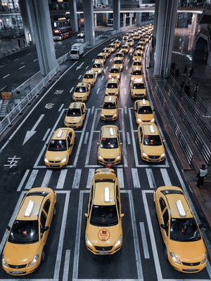 道路-重庆-出租车-交通-车流 图片素材