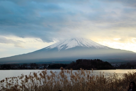 日本-富士山下🗻-风景-风光-山 图片素材