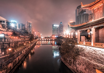 纪实-甲秀楼-贵阳-银杏黄了-你的城市 图片素材