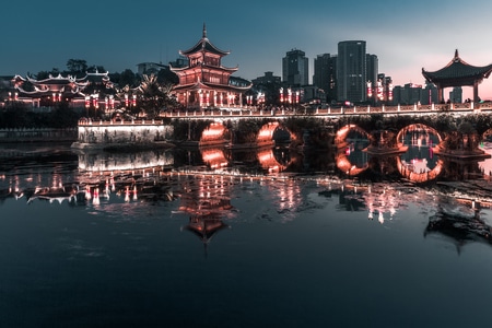 你的城市-甲秀楼-贵阳-城市-城市风光 图片素材