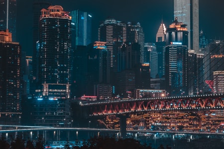 雾都-重庆-洪崖洞-千厮门-繁华 图片素材