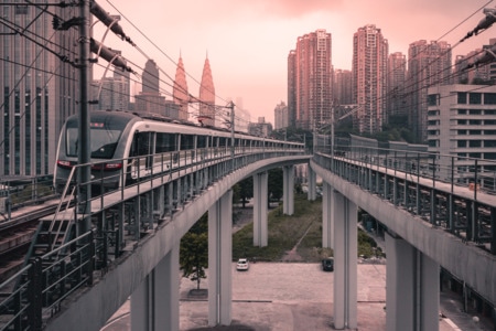 海棠溪站-山城-看你的城市-千厮门大桥-魔幻 图片素材