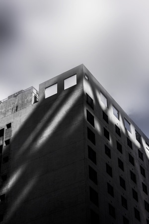 香港-黑白-明度建筑-建筑-高楼 图片素材