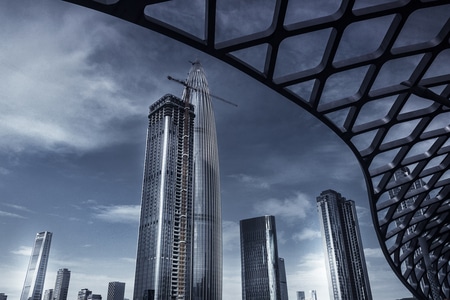 深圳-黑白-明度建筑-明度建筑-高楼 图片素材