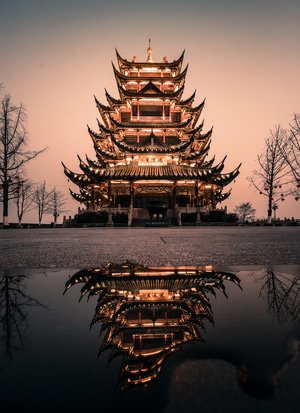 交通-重庆-城市-建筑-鸿恩寺 图片素材