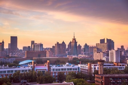 建筑-城市-天津-天津大学-天空 图片素材
