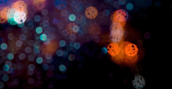 水滴-光斑-下雨-光斑-虚化 图片素材