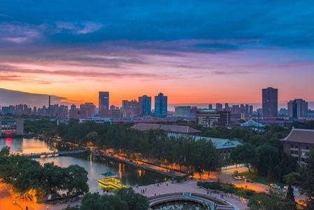建筑-城市-天津-天津大学-天空 图片素材