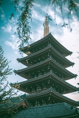 东京-日本-浅草寺-旅行-风光 图片素材