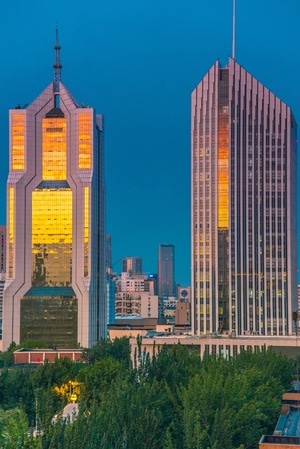 建筑-城市-天津-天津大学-天空 图片素材