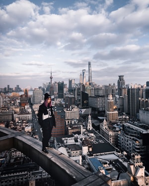 rooftop-城市-上海-urban-城市 图片素材