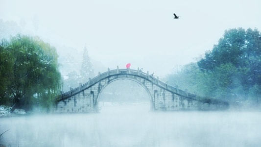 风光-旅行-迷雾-自然-桥 图片素材