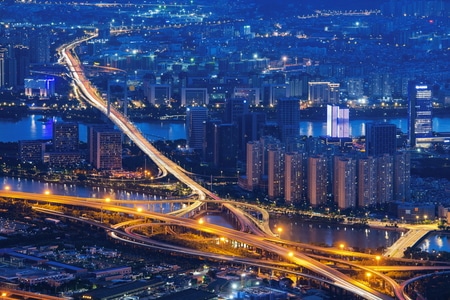 夜色-福州市-城市风光-城市-高楼 图片素材