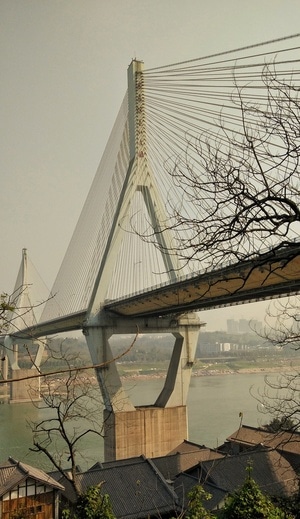随拍-城市公园-桥-大桥-斜拉桥 图片素材