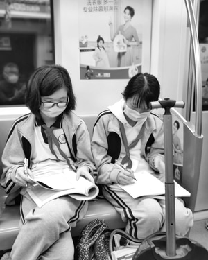 上海市-纪实-手机摄影-黑白-生活记录 图片素材