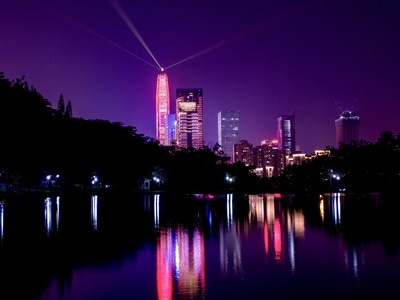 市景-深圳市-江-江面-建筑 图片素材