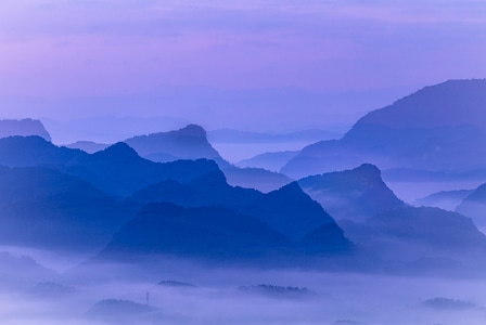 长宁风光-尘世烟火-风景-自然-山 图片素材