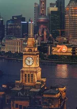 夜色-上海-夜景-建筑-房屋 图片素材