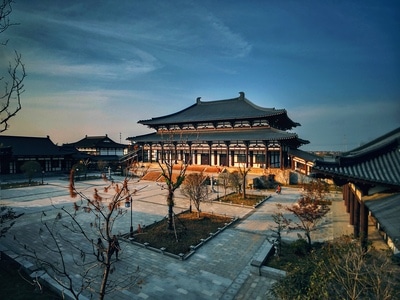摄影-手机-华为-寺庙-建筑 图片素材