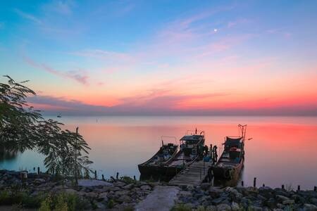 街拍-太湖-风景-霞光-晚霞 图片素材