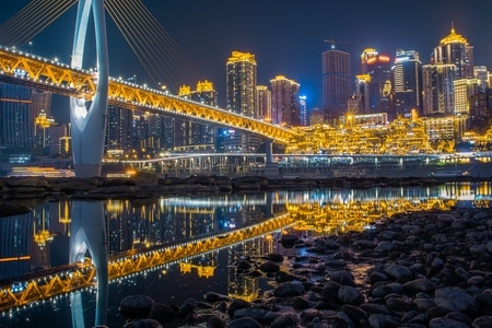 夜景-山城-洪崖洞-城市-城市风光 图片素材