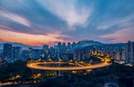 看你的城市-城市-风光-立交-云阳 图片素材