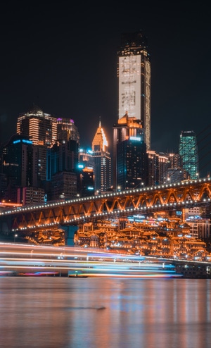 看你的城市-城市-重庆-夜景-洪崖洞 图片素材