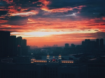 建筑-风光-自然-色彩-武汉 图片素材