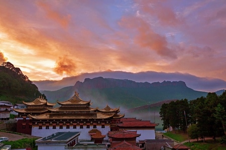 旅游-甘南-风景-郎木寺-郎木寺 图片素材