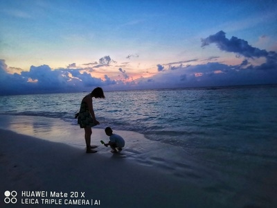 手机镜头里的马尔代夫安嘎嘎岛-马尔代夫风光-海洋-湖-马尔代夫 图片素材