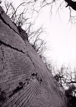 古建筑-黑白-摄影-古建筑-墙 图片素材