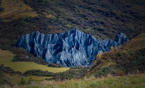 山-树-风景-墨石-自然 图片素材